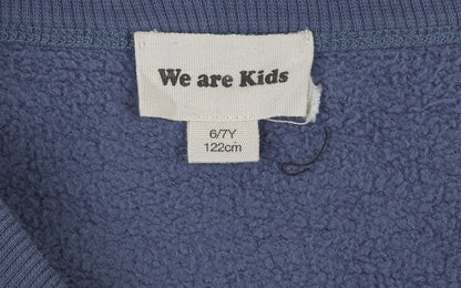 We are Kids Sweatshirt Cardigan Blue
