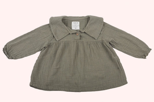 Play Up Blouse Green