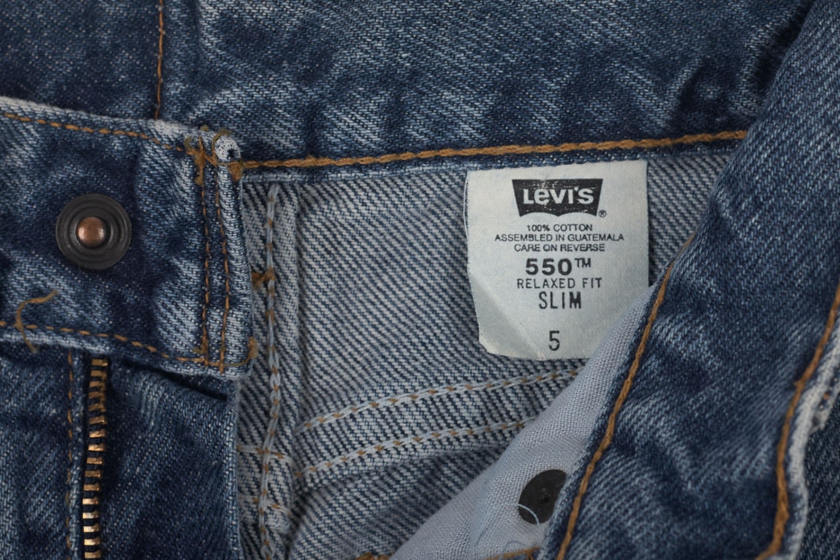 Levi's Jeans 110 Blue Barrel Crop