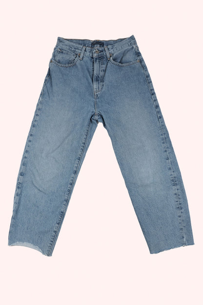 Levi's Jeans 24 Blue Barrel Crop