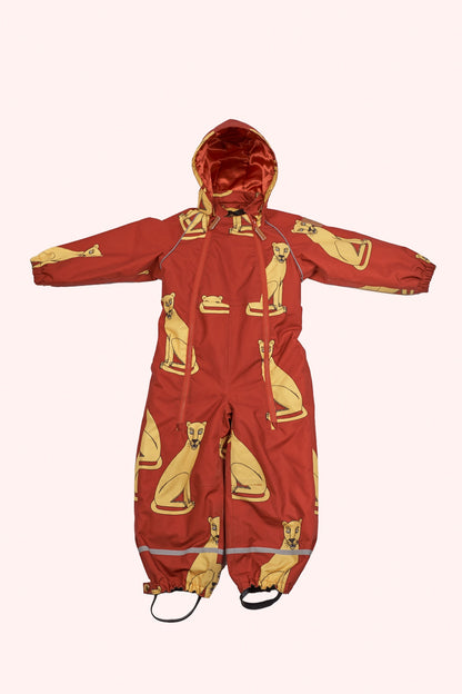 Mini Rodini Kid's waterproof Snowsuit Red