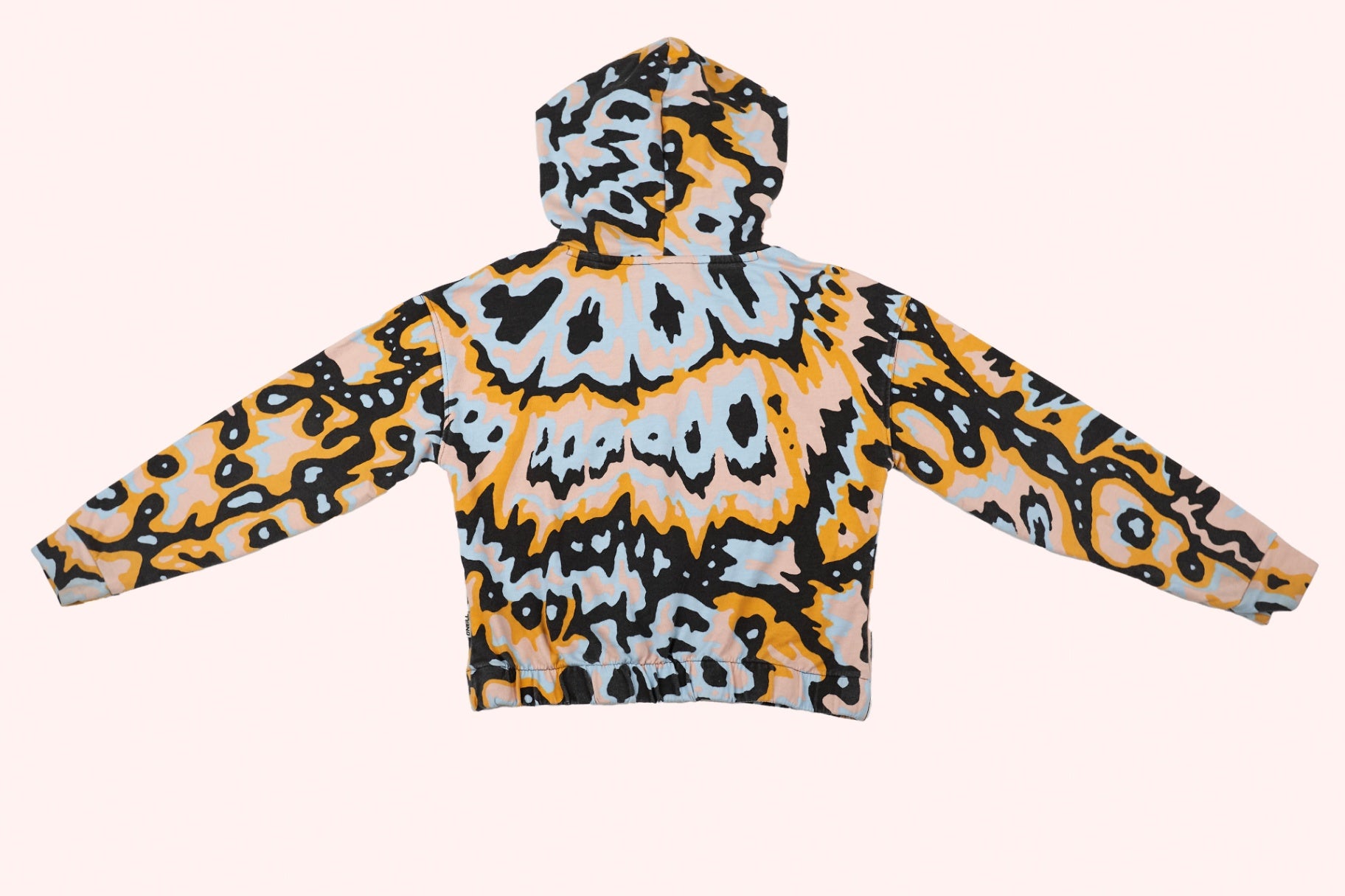 O'Neill Sweatshirt 140 Light Blue Orange Black Tie Dye