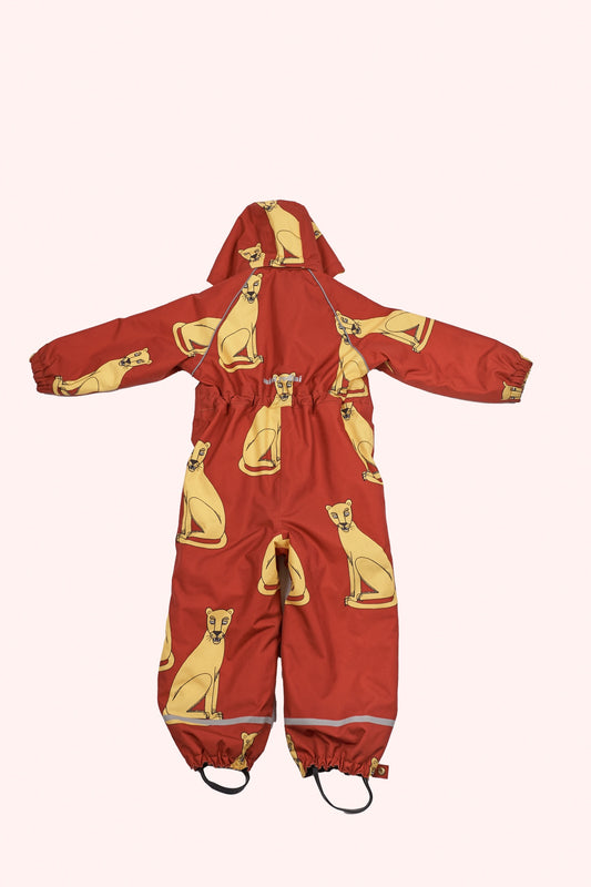 Mini Rodini Kid's waterproof Snowsuit Red