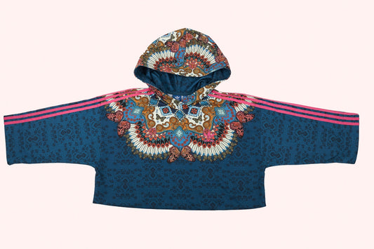 adidas Sweater White and Blue