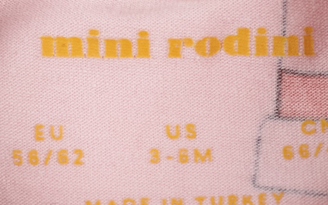 Mini Rodini Baby Bodysuit Pink
