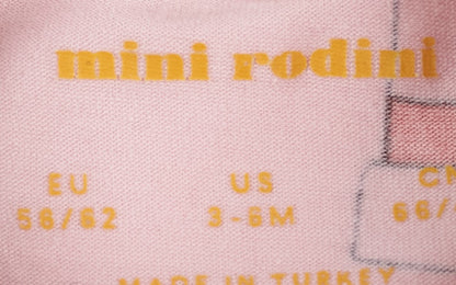 Mini Rodini Baby Bodysuit Pink