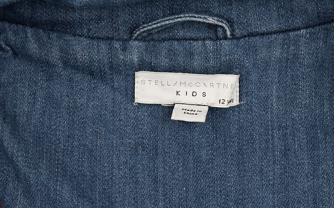 Stella McCartney Kids Jacket Blue and White