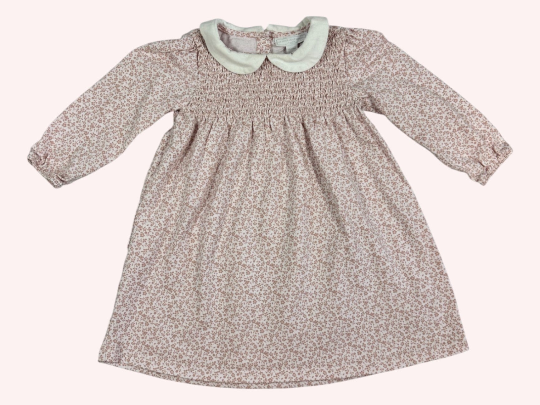 The Little White Company Dress Pink and White