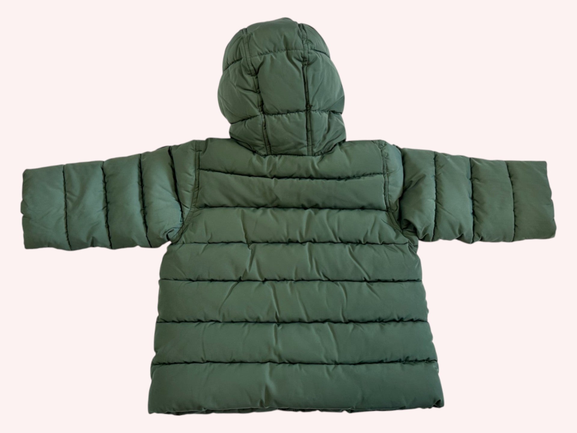 Petit Bateau Puffer Jacket Green