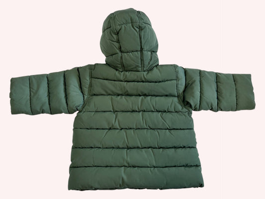 Petit Bateau Puffer Jacket Green