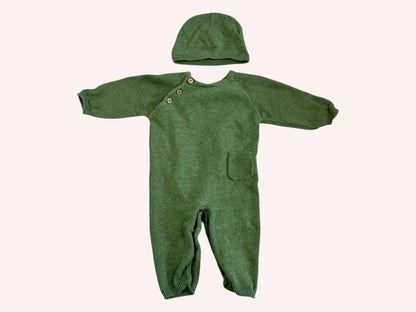 Prenatal Jumpsuit with hat Green