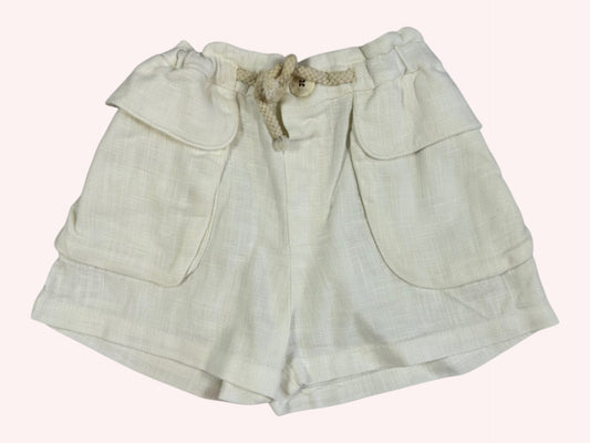 Zara Shorts Cream White