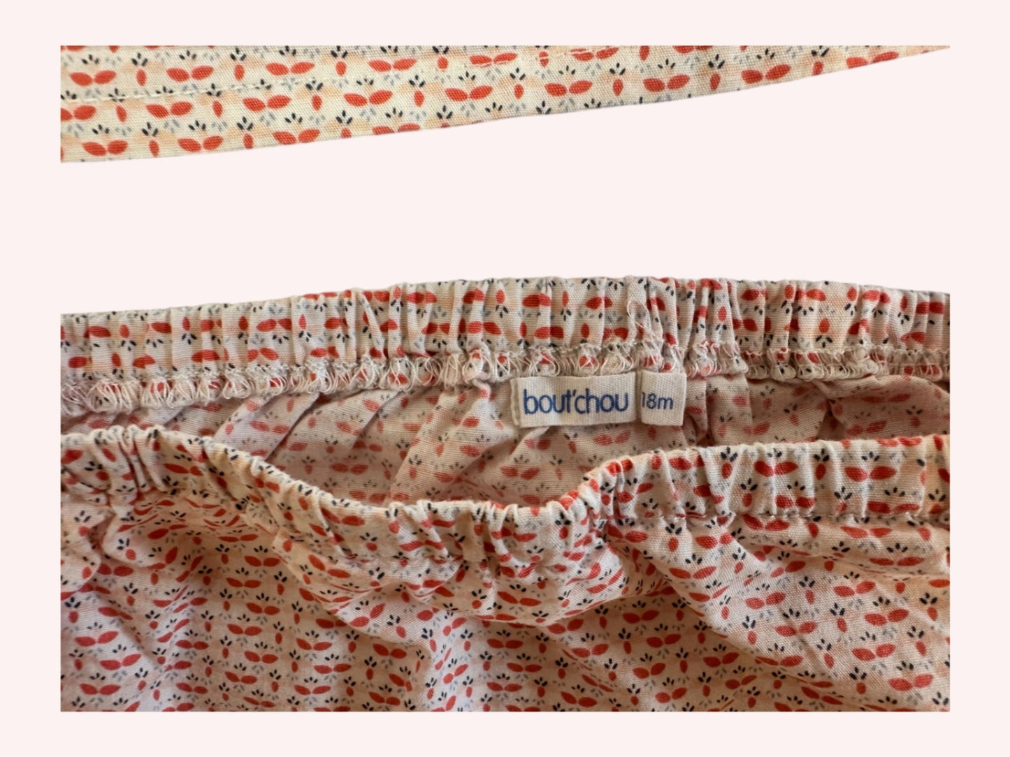 Bout'chou Dress with Bloomers Red