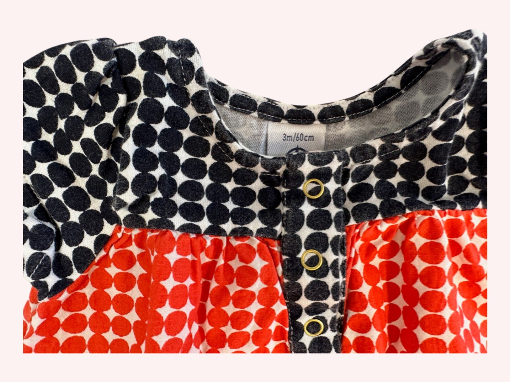 Petit Bateau Newborn Dress with Leggings