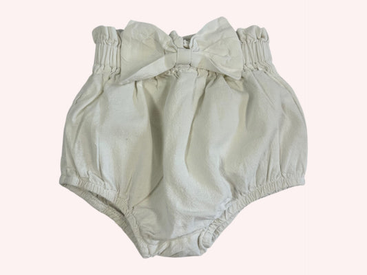 Baby Bloomers Cream with Bow