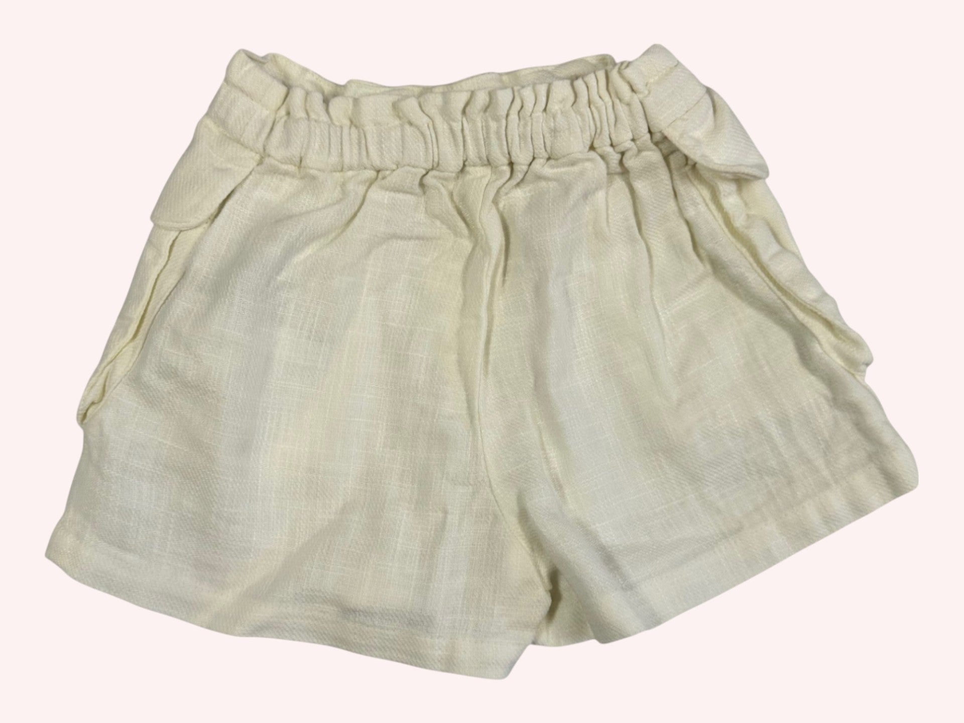 Zara Shorts Cream White