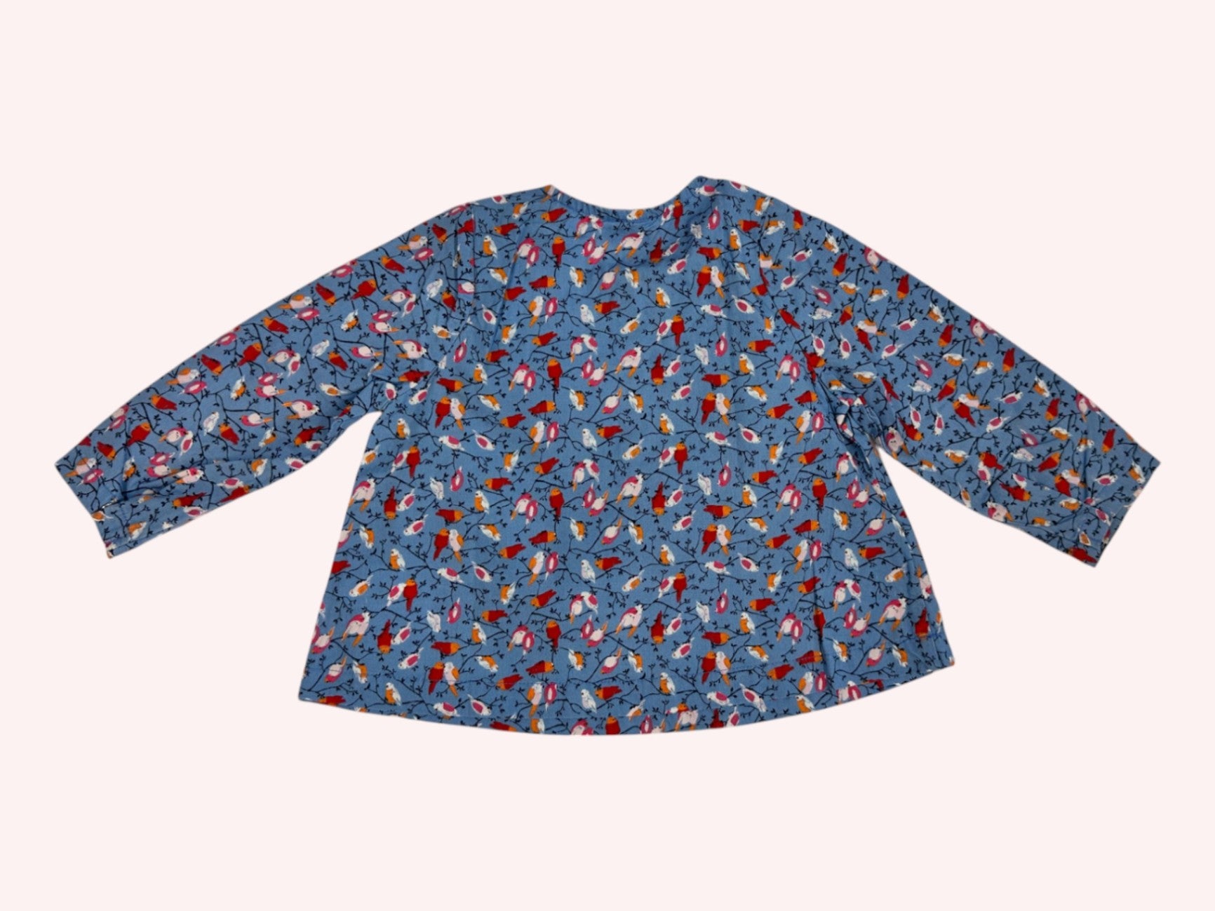 Petit Bateau Sweet Flower Blouse Blue