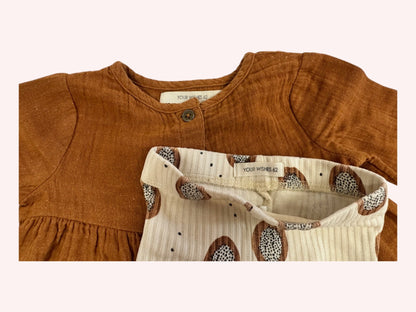 Your Wishes Sweet Blouse with Leggings