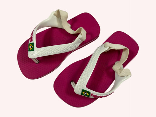 Havaianas Sandals Toddler Red and White