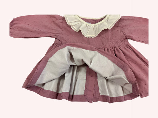 Camellie Boutique Dress With Bloomers Dusty Rose