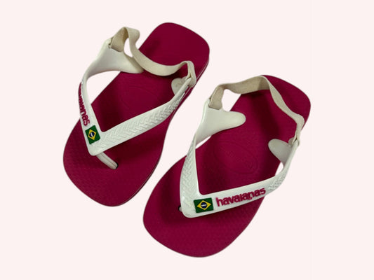 Havaianas Sandals Toddler Red and White