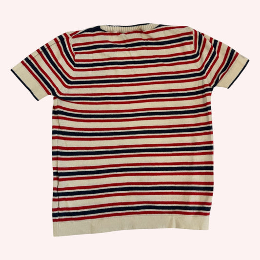 FUB Light Knitted T-Shirt Cream