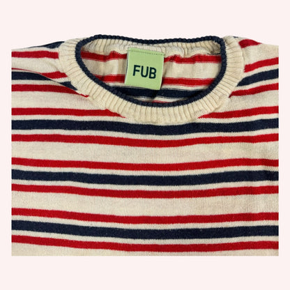 FUB Light Knitted T-Shirt Cream
