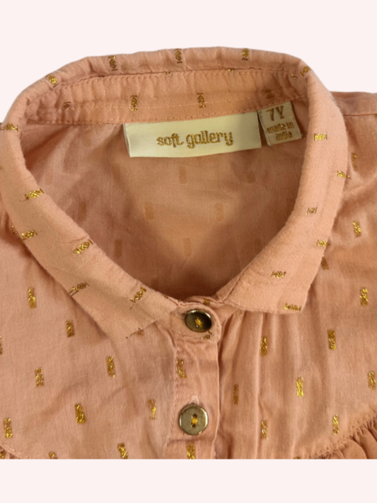 Soft Gallery Sparkle Blouse Peach