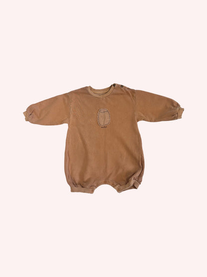 Play Up Cozy Playsuit Brown