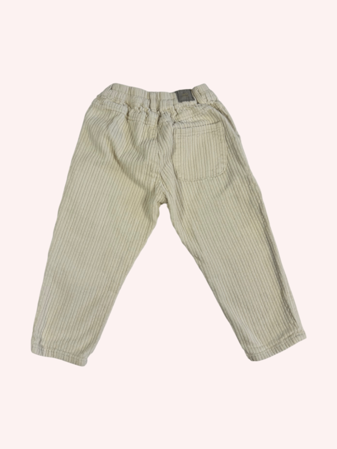 Zara Creamy Trousers Corduroy