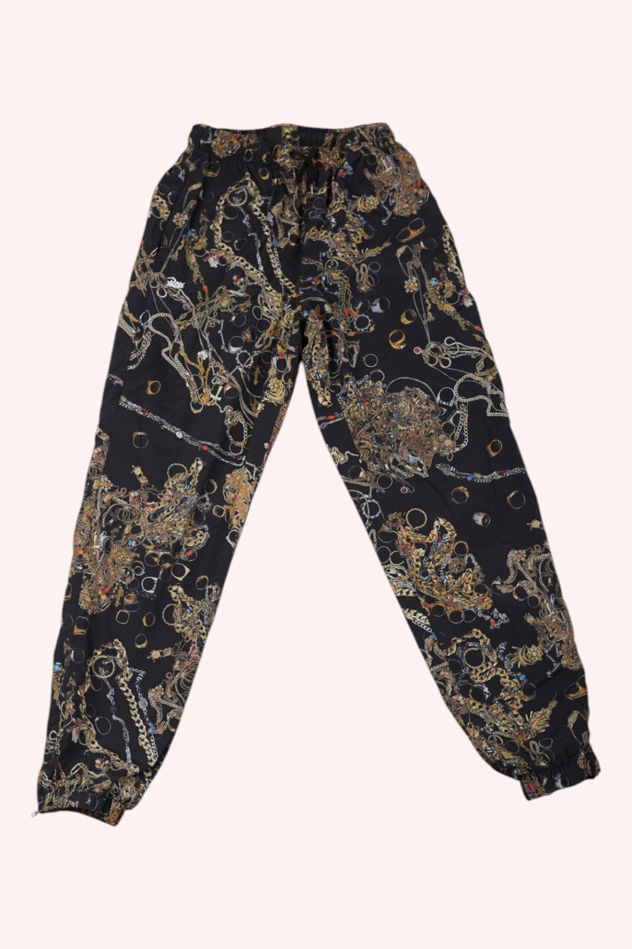 Patta Trousers Black with multicolor print