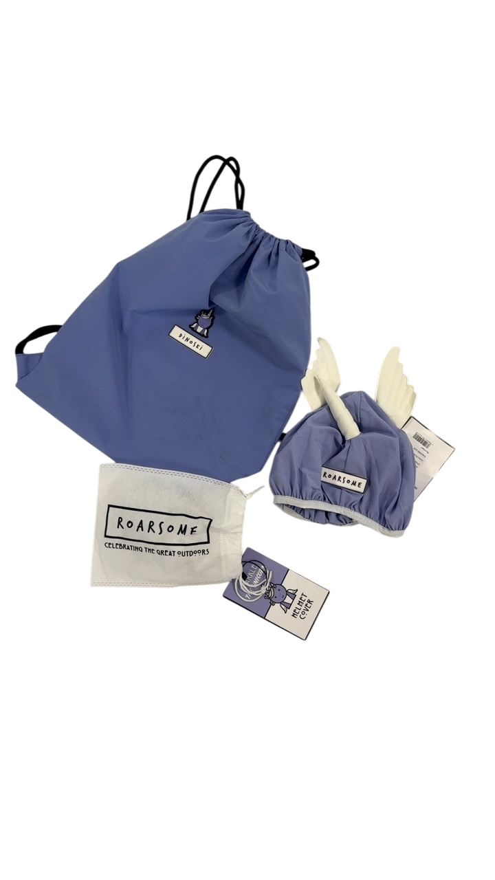 Roarsome Skisuit, Backpack, Helmet Cover - Sparkle Unicorn