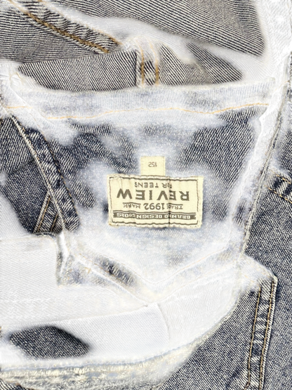 Review Dungaree Dress Blue