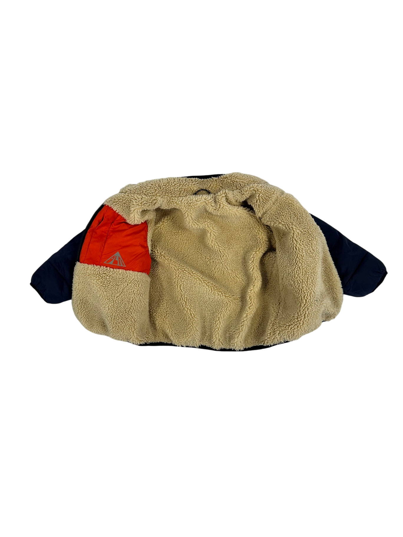 Bellerose Recersible Teddy Jacket Navy Blue