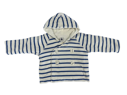 Petit Bateau Jacket White and Blue