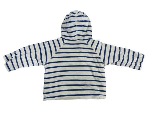 Petit Bateau Jacket White and Blue