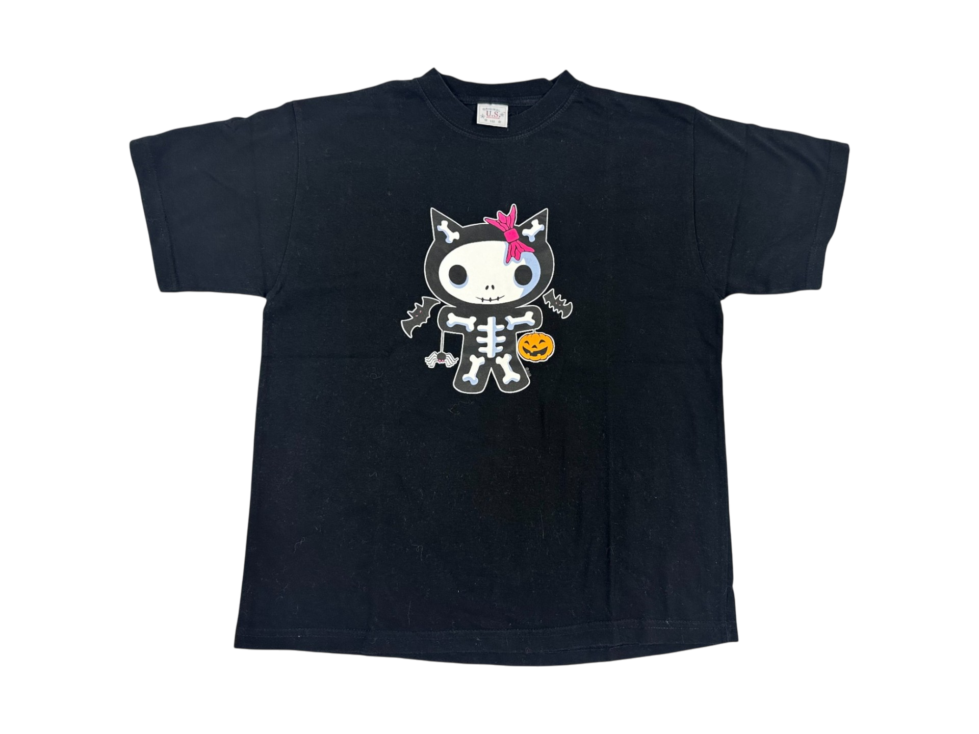 Orignial US T-Shirt Black Hello Kitty Halloween