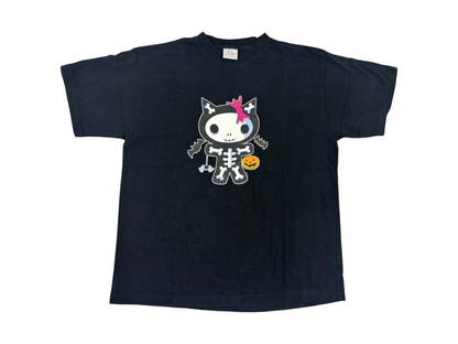 Orignial US T-Shirt Black Hello Kitty Halloween
