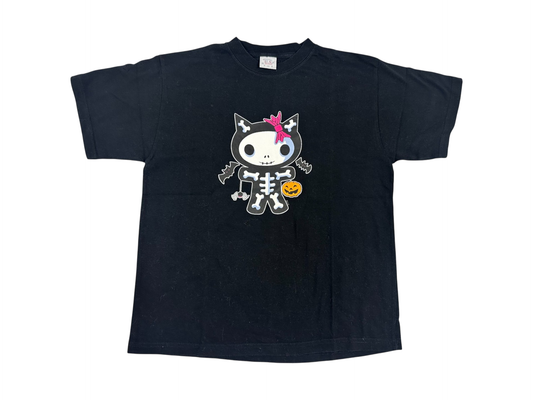 Orignial US T-Shirt Black Hello Kitty Halloween