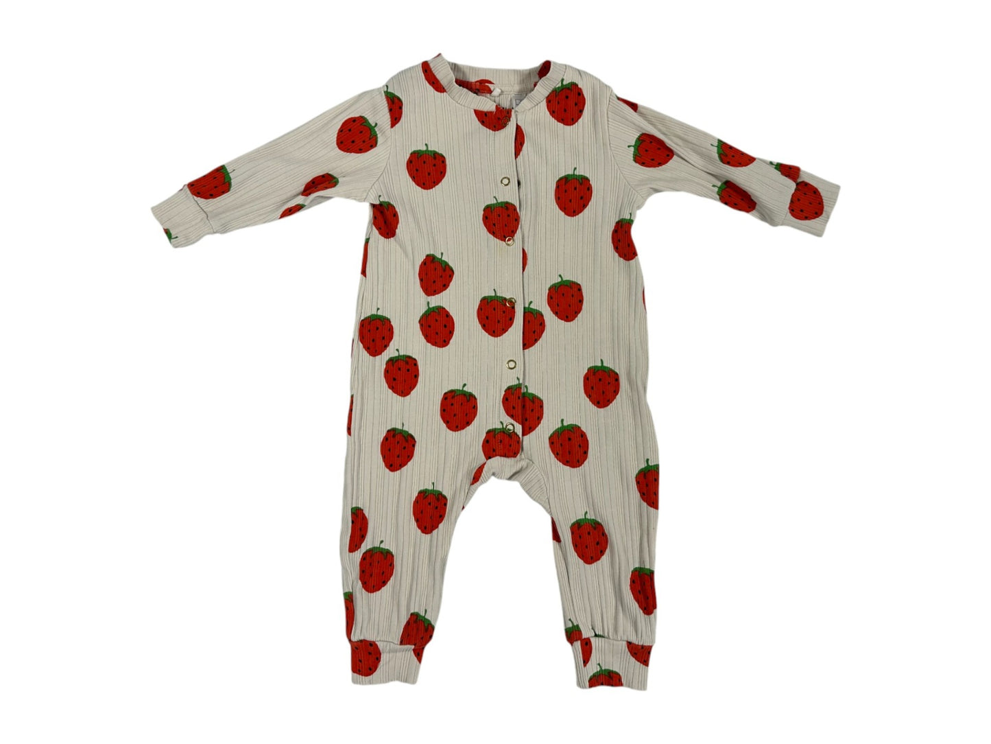 Mini Rodini Jumpsuit Red and White