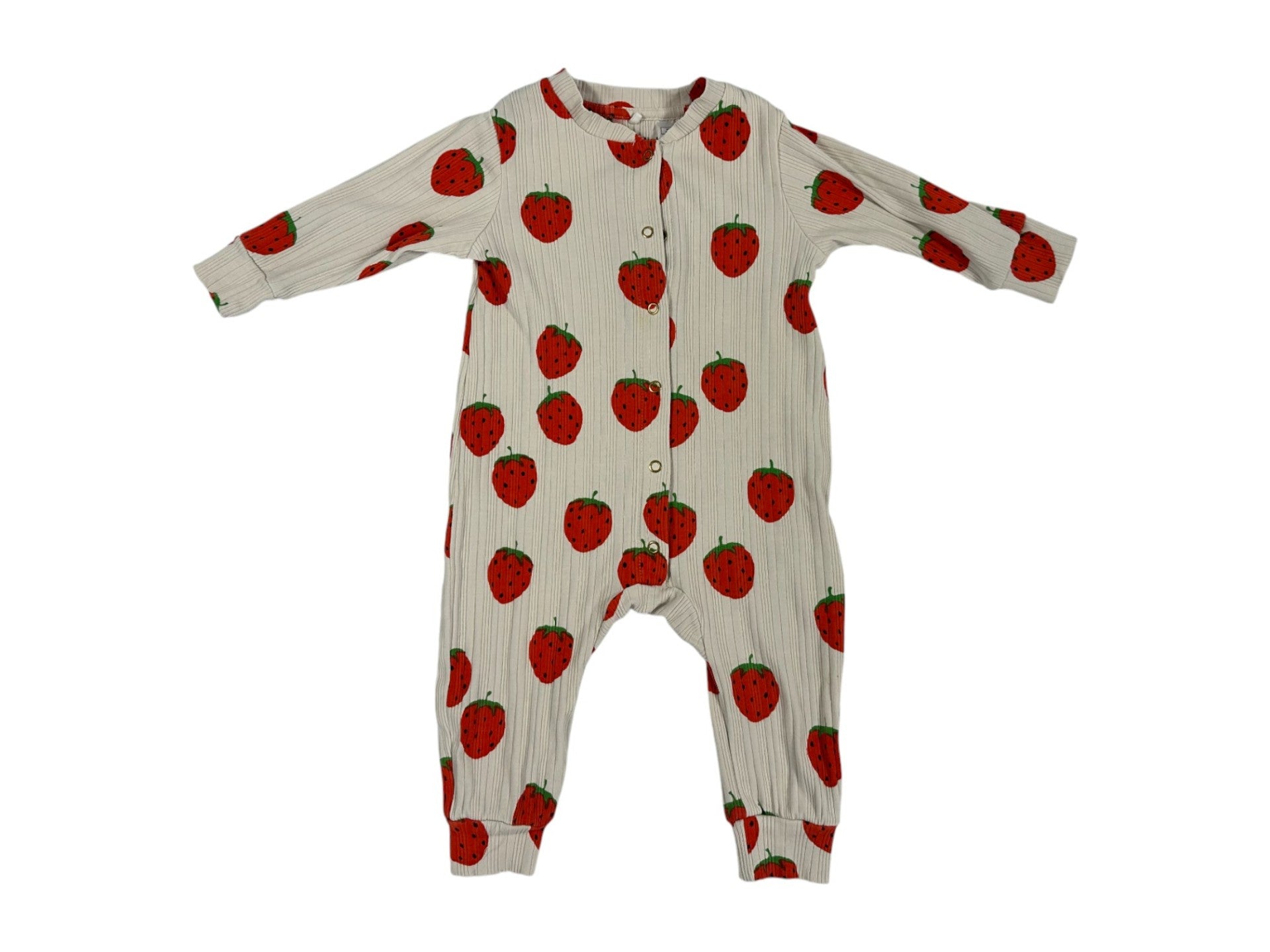 Mini Rodini Jumpsuit Red and White