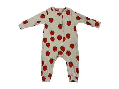 Mini Rodini Jumpsuit Red and White