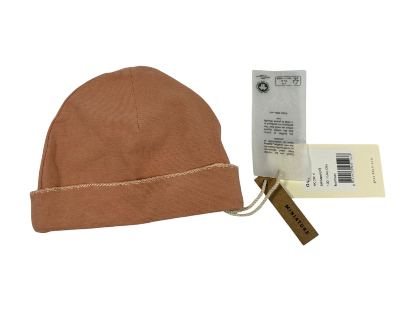 Gray Label Baby Beanie Pink