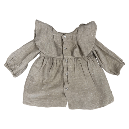 Zara Dress Beige with Glitter