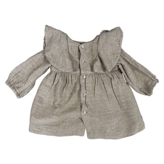 Zara Dress Beige with Glitter