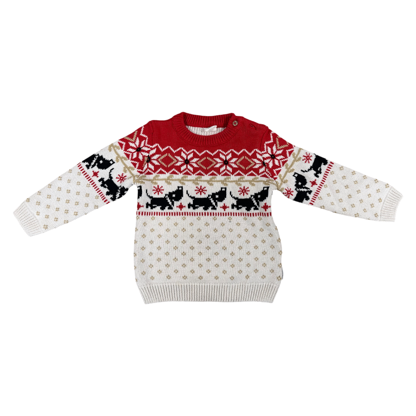 Hema "Fancy Christmas Sweater" Red