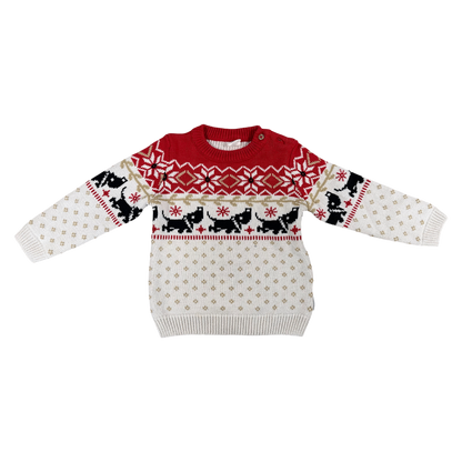 Hema "Fancy Christmas Sweater" Red