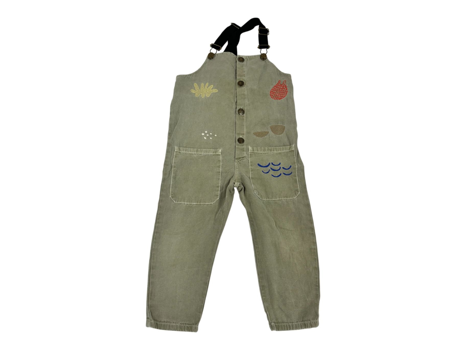 Bobo Choses Dungarees Olive green