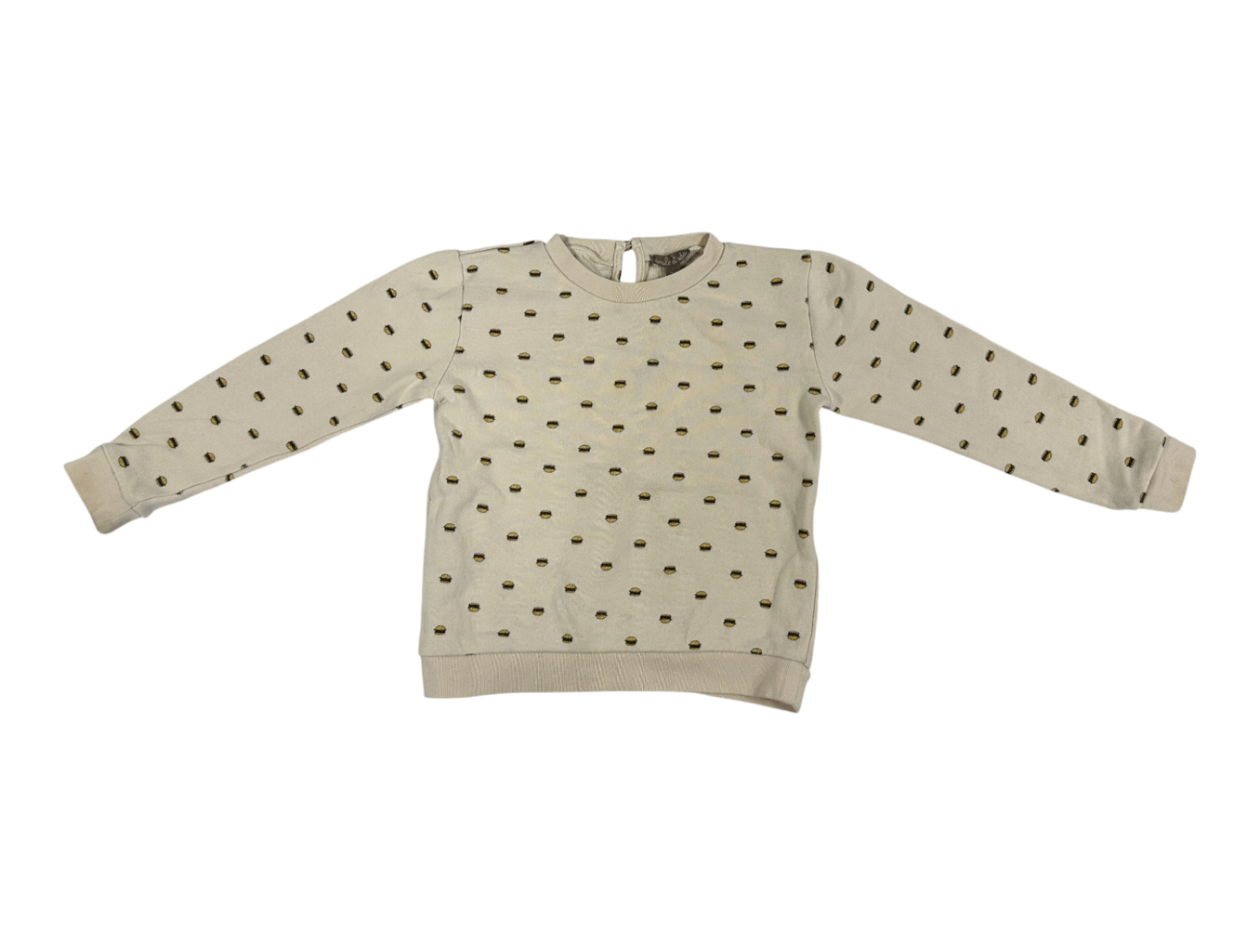 Emile et Ida Sweatshirt Beige Burger