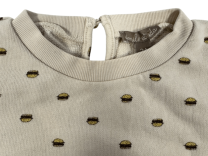 Emile et Ida Sweatshirt Beige Burger
